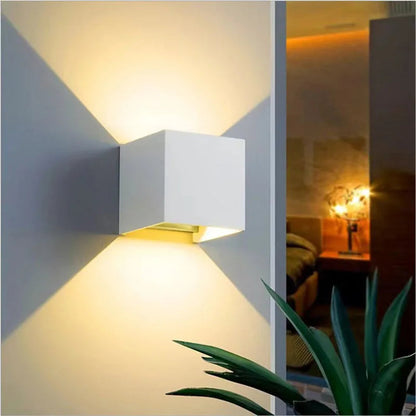 APPLIQUE MURALE LED EN CUBE