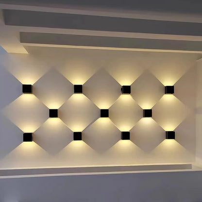 APPLIQUE MURALE LED EN CUBE