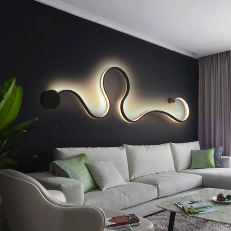 APPLIQUE MURALE DESIGN À LED ART DÉCO