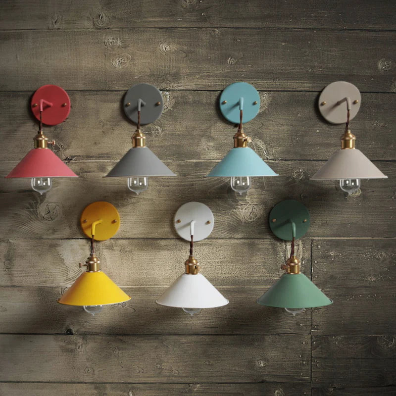 APPLIQUE MURALE LED VINTAGE DE COULEURS