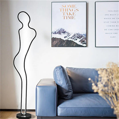 LAMPADAIRE DESIGN LED EN FORME DE FIGURE HUMAINE LINUS