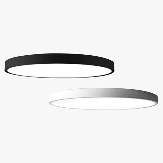 PLAFONNIER LED DESIGN ARRONDI ET PLAT