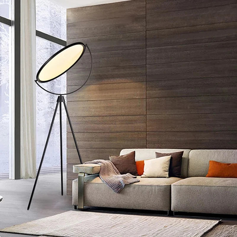 LAMPADAIRE DESIGN LED TRIPLE PIED ET LAMPE RONDE