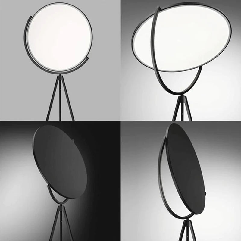 LAMPADAIRE DESIGN LED TRIPLE PIED ET LAMPE RONDE