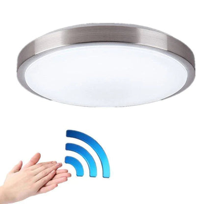 PLAFONNIER LED ROND CHROMÉ WATERPROOF