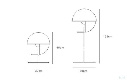 LAMPADAIRE LED DESIGN LAMPE EN BOULE